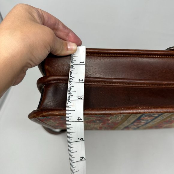 Elliva Boston Laptop Travel Bag Leather trim - Picture 5 of 16